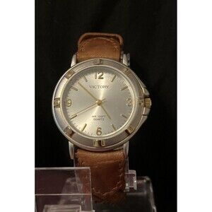Victory Quartz WR 100ft Wristwatch Leather Wrist band No Battery No Box
